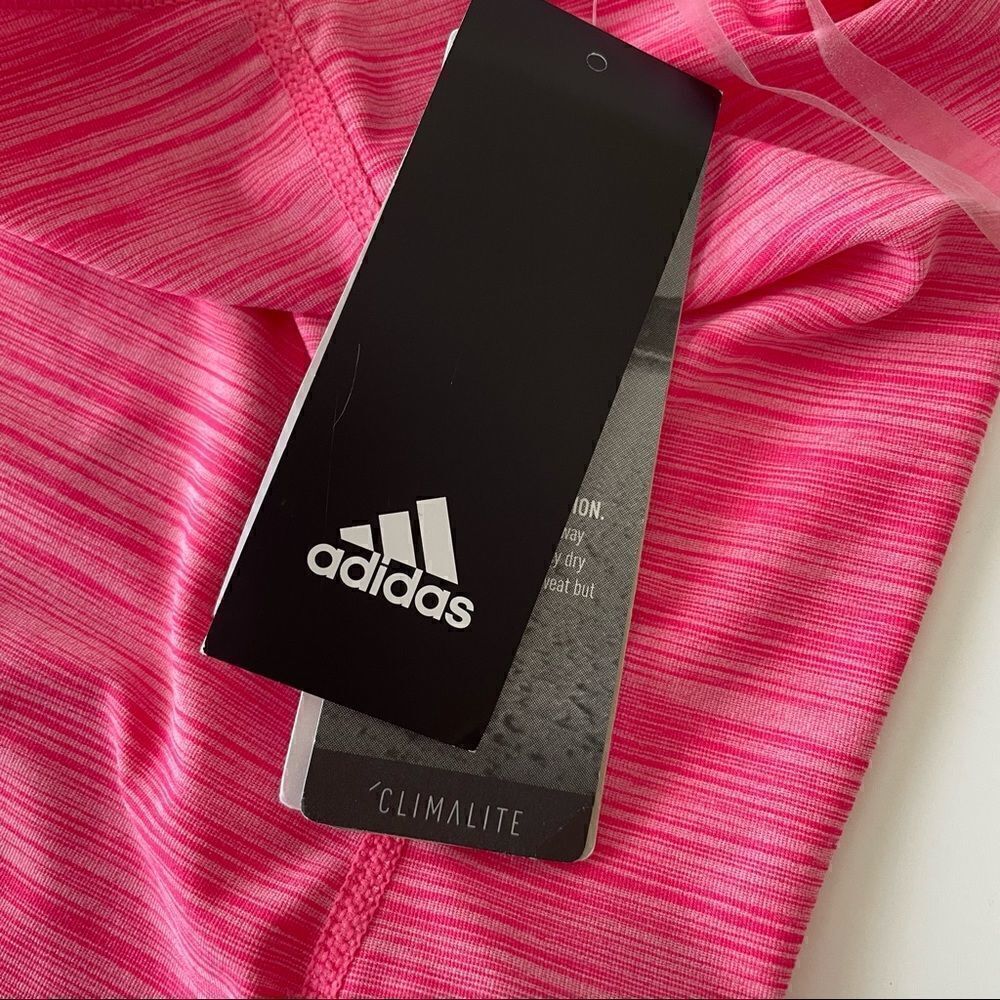 Adidas Pink Performer X-Back Strap Tank Top - Size Large - Picture 4 of 7